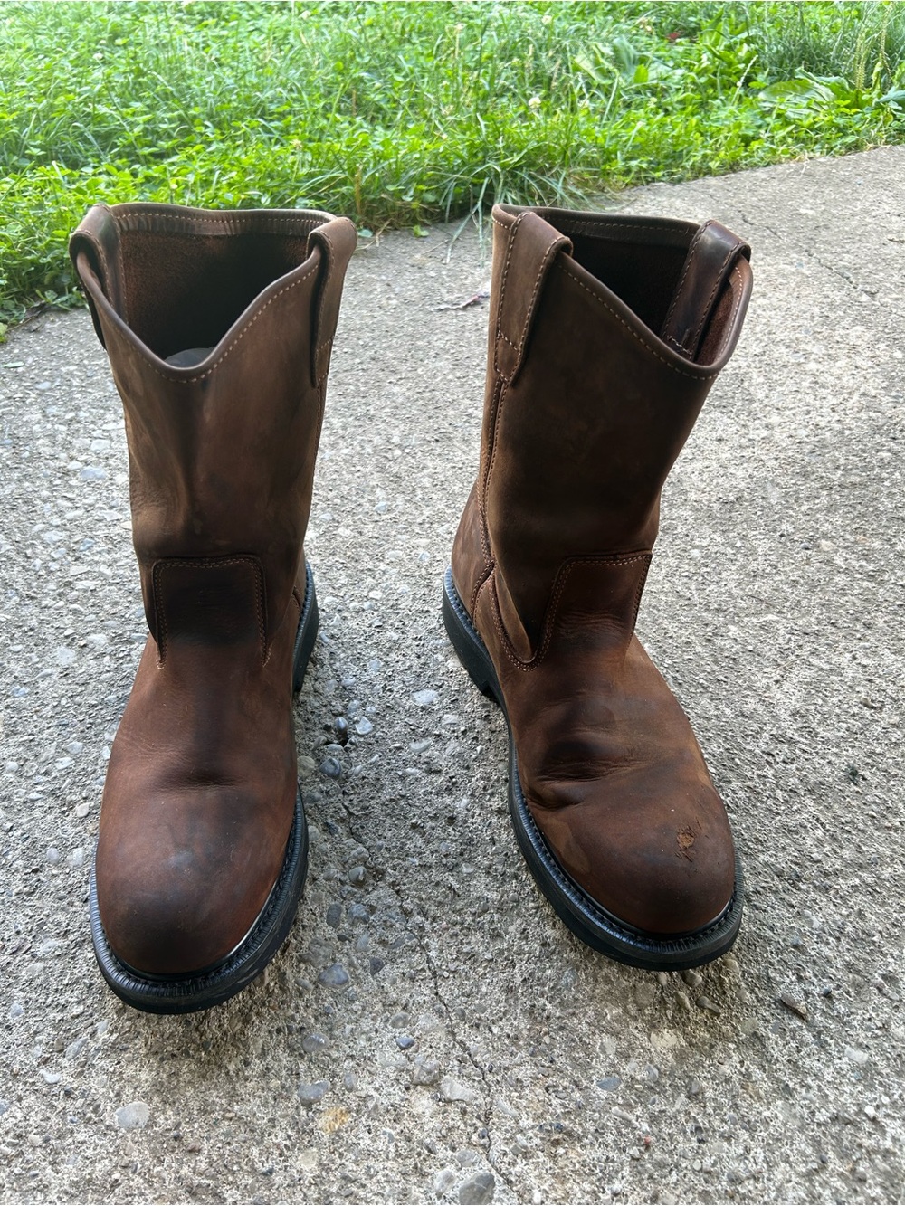 Wolverine Men's Brown Leather Work Boots Sz 13 M